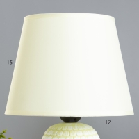 Настольная лампа "Арабика" E27 40Вт мятный 20х20х33 см RISALUX