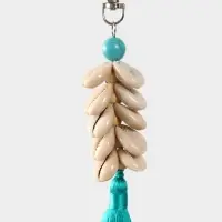 Брелок, 21 см, цв. бирюзовый