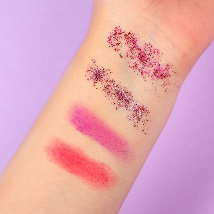 Тени для век детские, 4 цвета Тени для век детские, 4 цвета "Подружки", Сказочный патруль, МИКС