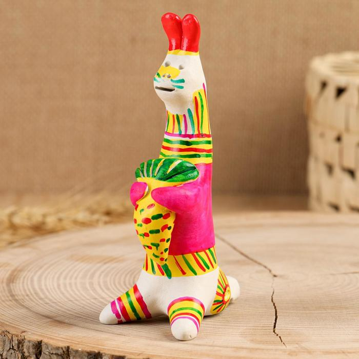 Филимоновская игрушка &laquo;Заяц&raquo;