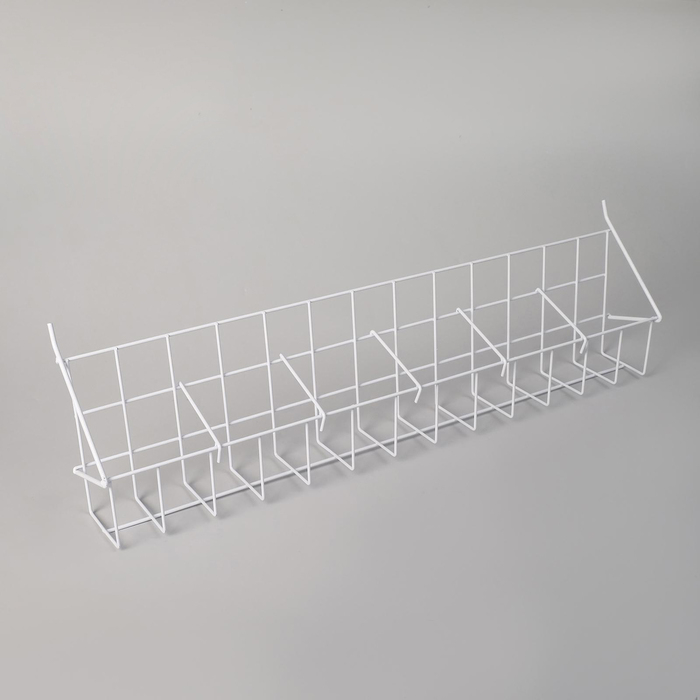 Корзина под семена, длина 60 см, размер кармана 10&times;7&times;9,5 цвет белый