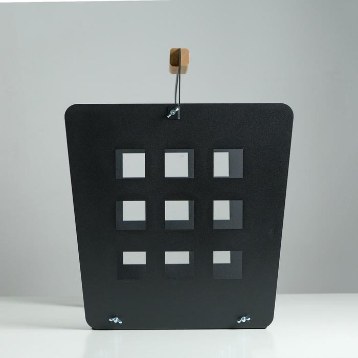 Дровница стальная 47&times;35&times;45 см, с ручкой