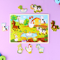 Рамка-вкладыш &laquo;Животные на ферме&raquo;