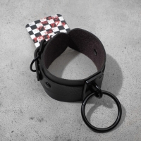 Браслет &laquo;Оковы&raquo;, цвет чёрный в чёрном металле, 31 см