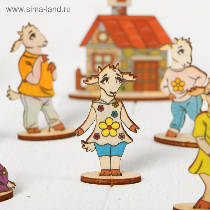 Кукольный театр сказки на столе &laquo;Семеро козлят&raquo;