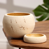 Горшок цветочный "Шар микро", 1,2 л, диаметр 14 см, высота 12 см