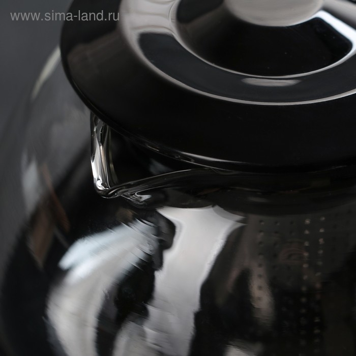 Чайник заварочный &laquo;Бетти&raquo;, 800 мл, с ситечком, цвет черный