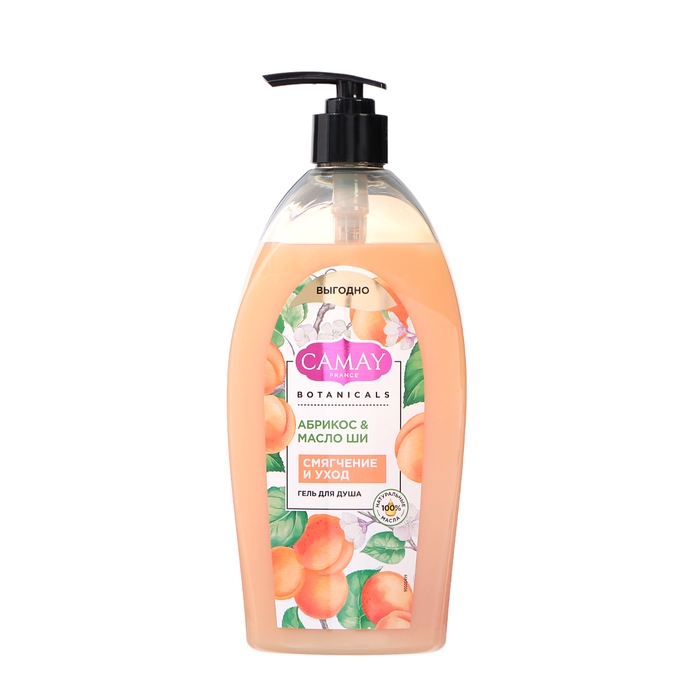 Гель для душа CAMAY абрикос и масло ши, 750 мл Гель для душа CAMAY абрикос и масло ши, 750 мл