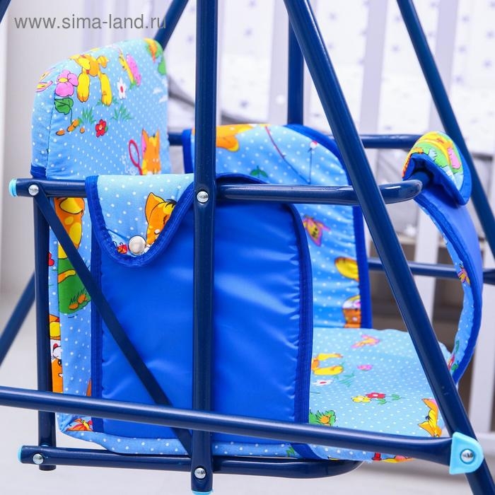 Качели детские напольные «Ветерок», цвет синий,рисунок МИКС Качели детские напольные «Ветерок», цвет синий,рисунок МИКС