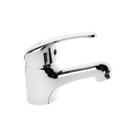 Смеситель для раковины ZEIN Z50152, однорычажный, картридж 35 мм, с подводкой, хром Смеситель для раковины ZEIN Z50152, однорычажный, картридж 35 мм, с подводкой, хром