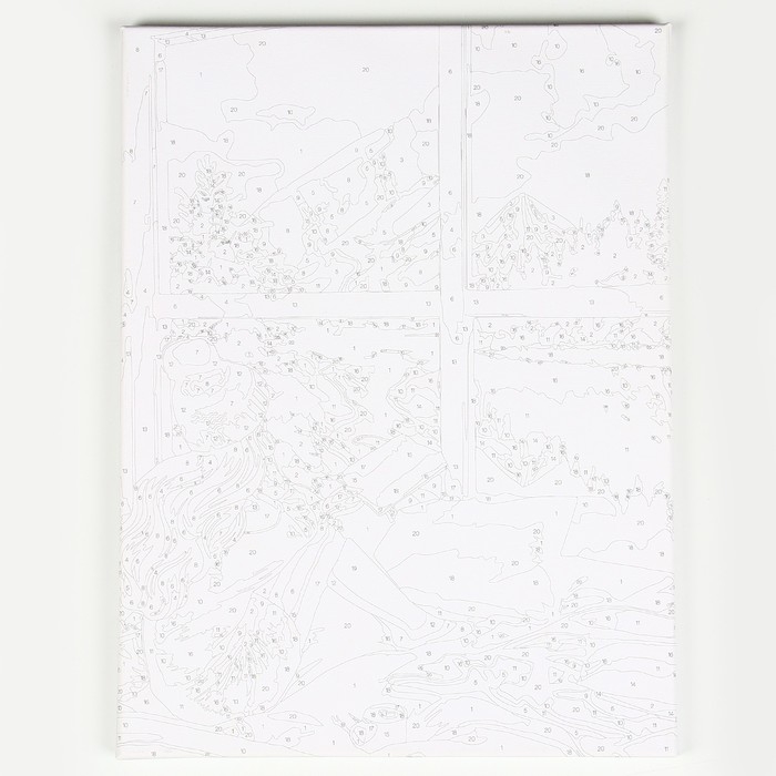 Новогодняя картина по номерам на холсте с подрамником &laquo;Новый год! Зимние мечты&raquo;, 40 х 30 см