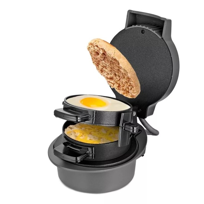 Сэндвичмейкер Kitfort КТ-3694, 700 Вт, d=10.5 см, шнур 1 м, чёрный Сэндвичмейкер Kitfort КТ-3694, 700 Вт, d=10.5 см, шнур 1 м, чёрный