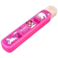 Пенал-футляр пластиковый, 43х200х23 мм, выдвижной, Минни Маус и единорог Пенал-футляр пластиковый, 43х200х23 мм, выдвижной, Минни Маус и единорог