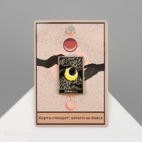 Значок «Таро» Луна, цветной в золоте Значок «Таро» Луна, цветной в золоте