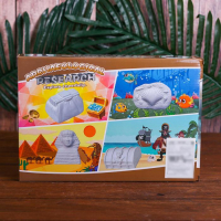 Набор археолога «Динозавры», серия: 4 брикета, молоток, долото Набор археолога «Динозавры», серия: 4 брикета, молоток, долото