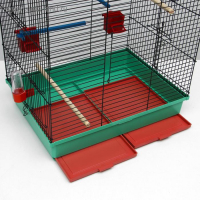 Клетка для попугая "Фиона", 4 яруса, 48 х 38 х 65 см, микс цветов Клетка для попугая "Фиона", 4 яруса, 48 х 38 х 65 см, микс цветов