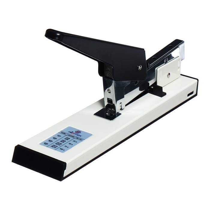 Степлер МОЩНЫЙ 100 листов, Attomex, скобы 23/6-23/13, серый