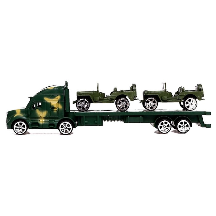 Грузовик инерционный «Военный автовоз» Грузовик инерционный «Военный автовоз»