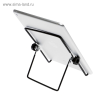 Подставка для планшета Luazon, 18х14 см, регулируемая, металл, черная Подставка для планшета Luazon, 18х14 см, регулируемая, металл, черная