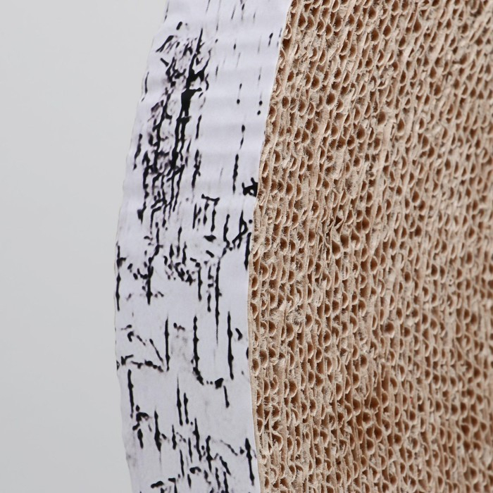 Гофрокогтеточка Гофрокогтеточка "Пижон" высокая круглая "Спил березы", с пропиткой, 40,5 х 4 см