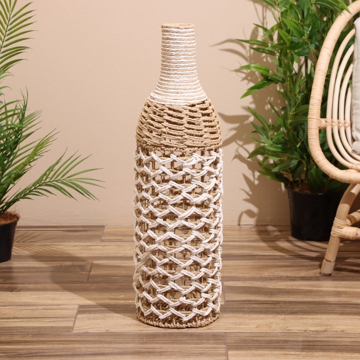 Ваза плетёная, напольная 23х23х69 см Ваза плетёная, напольная 23х23х69 см