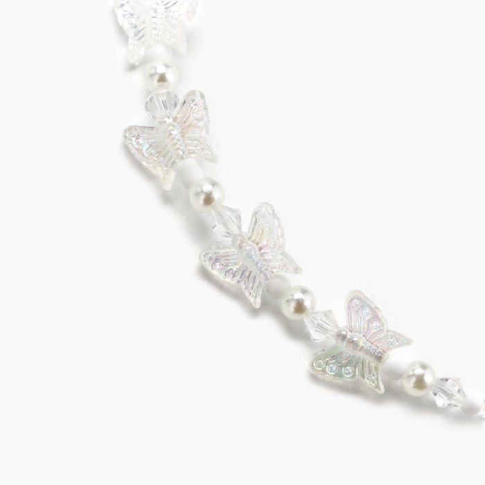Брелок бусы для ключей &laquo;Бабочка&raquo;, 15 х 3.7 см