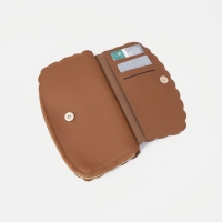 Кошелёк женский на молнии, цвет коричневый Кошелёк женский на молнии, цвет коричневый