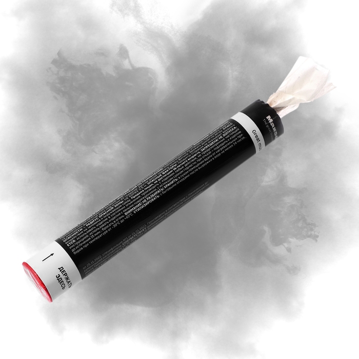 Цветной дым белый, 0,8 дюйм, ОПТИ, средняя интенсивность, 60 сек Цветной дым белый, 0,8 дюйм, ОПТИ, средняя интенсивность, 60 сек