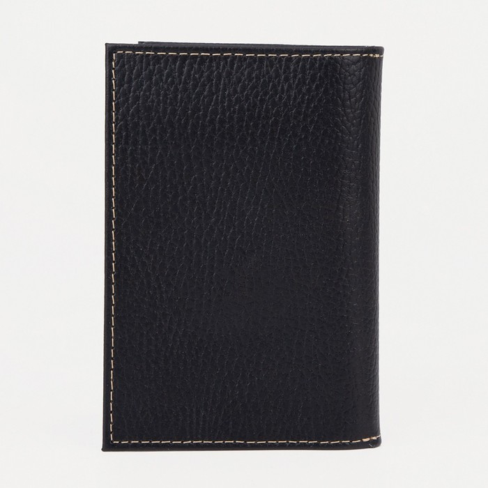 Обложка для автодокументов и паспорта, цвет чёрный Обложка для автодокументов и паспорта, цвет чёрный