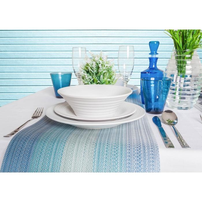 Нож столовый из нержавеющей стали Доляна &laquo;Равингтон&raquo;, длина 22,3 см, цвет серебряный