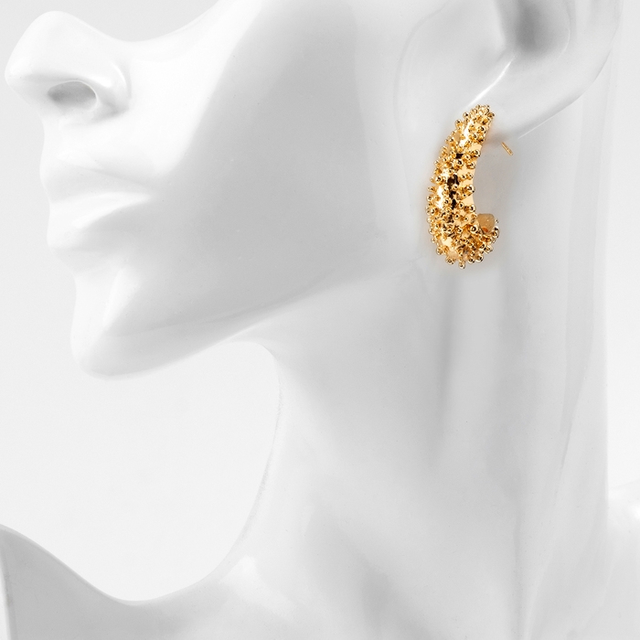 Серьги металл &laquo;Стиль&raquo; неоны, цвет золото