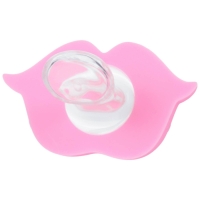 Соска - пустышка силиконовая ортодонтическая &laquo;Единорог&raquo;, от 0 мес., цвет розовый