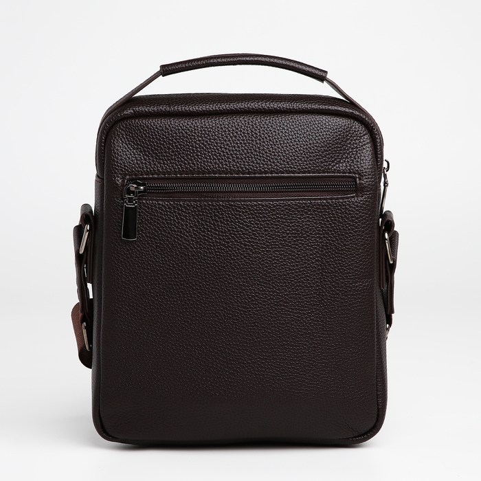 Сумка мужская через плечо TEXTURA, 2 наружных кармана, цвет коричневый Сумка мужская через плечо TEXTURA, 2 наружных кармана, цвет коричневый