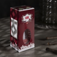 Светодиодная фигура «Красный фонарь со свечками» 5.5 × 13 × 5.5 см, пластик, батарейки AG13х3 (в комплекте), свечение тёплое белое Светодиодная фигура «Красный фонарь со свечками» 5.5 × 13 × 5.5 см, пластик, батарейки AG13х3 (в комплекте), свечение тёплое белое