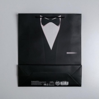 Пакет подарочный ламинированный вертикальный, упаковка, &laquo;Стиль&raquo;, M 25.5 х 30 х 9 см