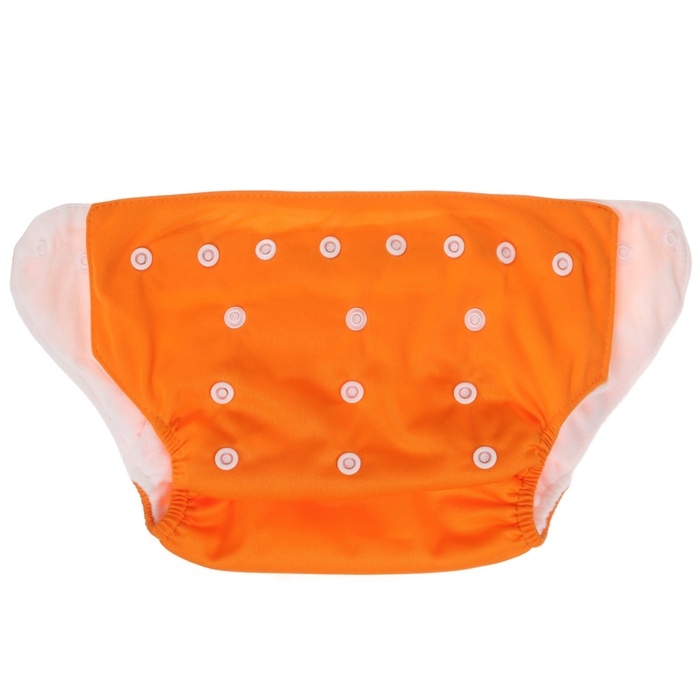 Многоразовый подгузник, 3-15 кг, цвет оранжевый, Крошка Я Многоразовый подгузник, 3-15 кг, цвет оранжевый, Крошка Я
