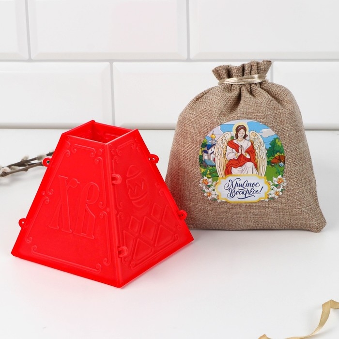 Пасочница &laquo;Христос Воскресе!&raquo;, 11.5 х 12 см.