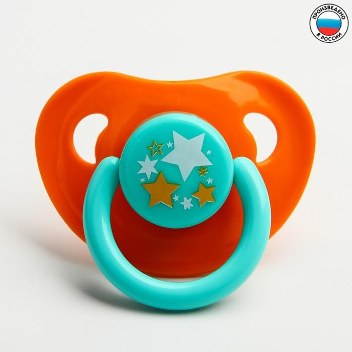 Соска - пустышка латексная классическая &laquo;Веселое настроение&raquo;, от 0 мес., цвет МИКС