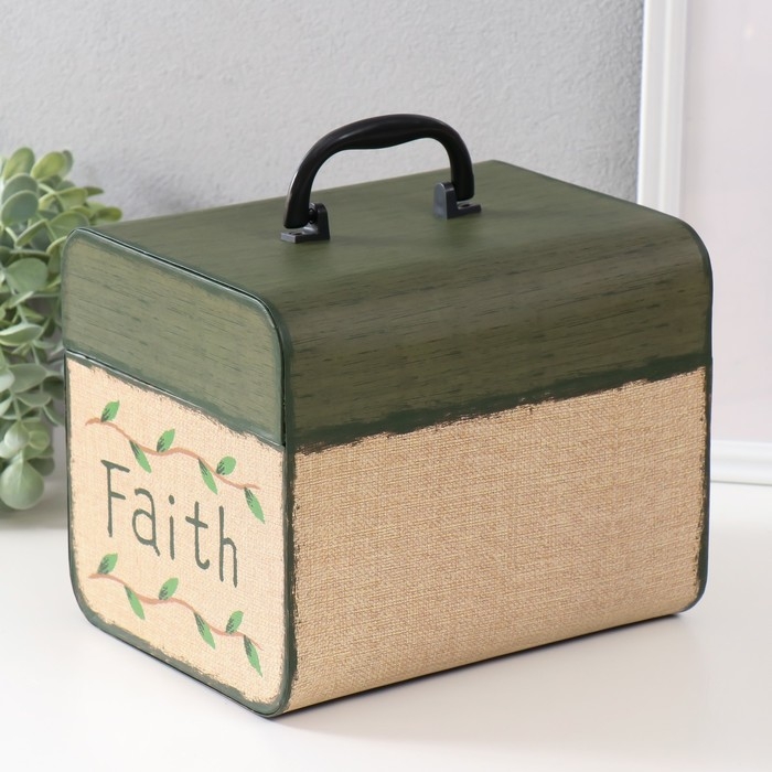 Шкатулка картон сундучок Шкатулка картон сундучок "Овечка под звездами" набор 2 шт 22х17х17,6 19х14,2х14,7 см