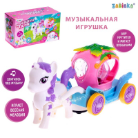 Музыкальная игрушка &laquo;Волшебная пони&raquo;, ходит, свет, звук