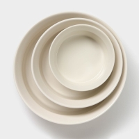 Набор салатников керамических Magistro Whitewarm, 3 предмета: d=12/16/20,5 см, 380/700/1,2 л