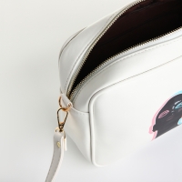 Сумка женская через плечо TEXTURA, маленького размера, цвет белый