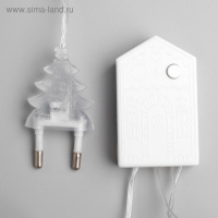 Гирлянда «Нить» 5 м с насадками «Шарики белые», IP20, прозрачная нить, 30 LED, свечение тёплое белое, 8 режимов, 220 В Гирлянда «Нить» 5 м с насадками «Шарики белые», IP20, прозрачная нить, 30 LED, свечение тёплое белое, 8 режимов, 220 В