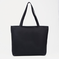 Шопер на молнии с подкладкой, цвет чёрный Шопер на молнии с подкладкой, цвет чёрный