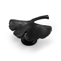 Ручка-кнопка CAPPIO PRO "Листок" 54 x 50 мм, цвет черный Ручка-кнопка CAPPIO PRO "Листок" 54 x 50 мм, цвет черный