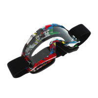 Очки-маска для езды на мототехнике, стекло прозрачное, бомбер, ОМ-28 Очки-маска для езды на мототехнике, стекло прозрачное, бомбер, ОМ-28