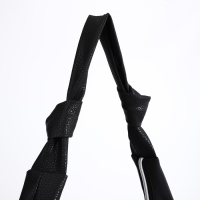 Сумка-шопер женская, наружный карман, цвет чёрный