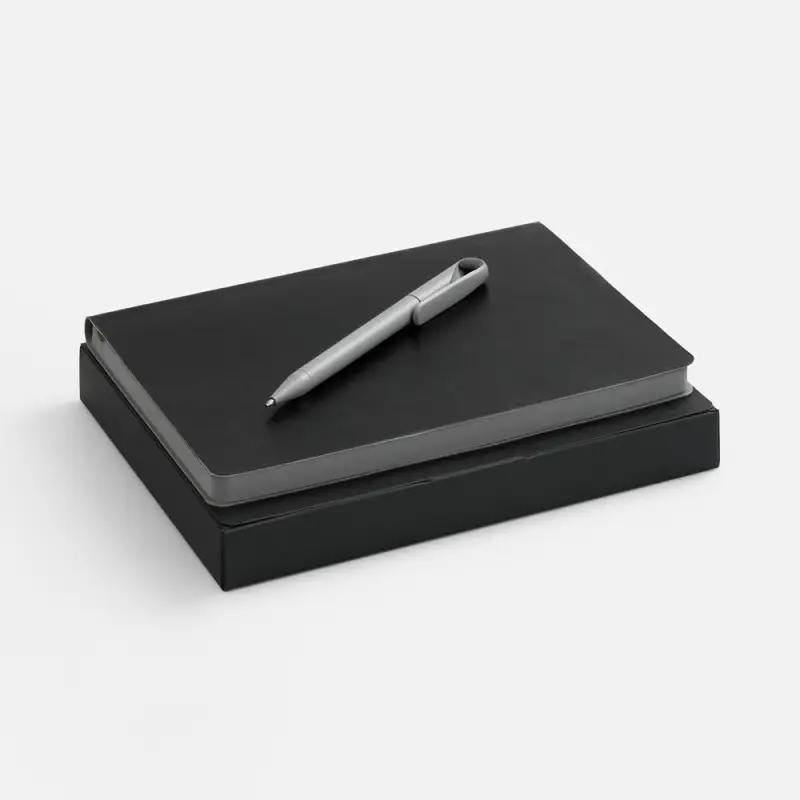 Набор Doppio, черный с серым