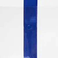 Шопер Clear Fest, ver.2, прозрачный с синими ручками