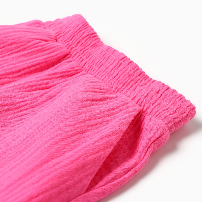 Костюм (рубашка и брюки) детский KAFTAN Костюм (рубашка и брюки) детский KAFTAN "Муслин", р.30 (98-104 см) розовый